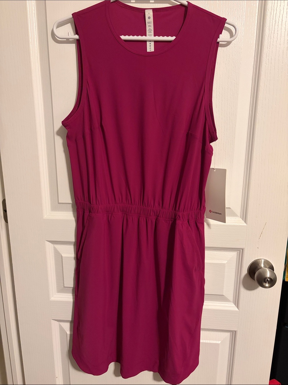 lululemon athletica Sleeveless Fuchsia Athletic Dress